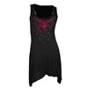 Spiral - BLOOD ROSE Lange top - Zwart Product image